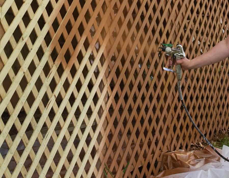 Exterior Paint Application Spray vs. Brush & Roll LOPCO Contracting RI
